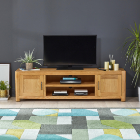 Soho Oak Extra Large Widescreen TV Unit - Up to 80” TV Size