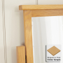 Cheshire Oak Vanity Dressing Table Mirror