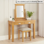 Cheshire Oak Vanity Dressing Table Mirror
