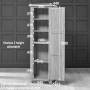 Cheshire Oak Single Shaker Kitchen Pantry Storage Cupboard
