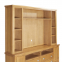 Cheshire Oak XXL Widescreen TV Media Storage Grand Wall Unit