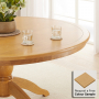Cheshire Oak 1.5m Round Pedestal Dining Table – 6 to 8 Seater