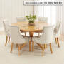 Cheshire Oak 1.5m Round Pedestal Dining Table – 6 to 8 Seater