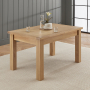 Cheshire Whitewash Oak Extending Dining Table & 6 Ladder Back Dining Chair Set