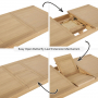 Cheshire Whitewash Oak Extending Dining Table & 6 Natural Fabric Scoop Dining Chair Set