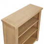 Cheshire Whitewash Oak Small Low Bookcase