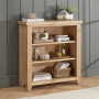 Cheshire Whitewash Oak Small Low Bookcase