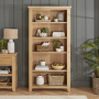 Cheshire Whitewash Oak Large Tall Bookcase