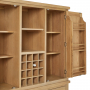 Cheshire Whitewash Oak Triple Kitchen Larder Pantry Cupboard