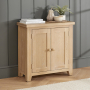 Cheshire Whitewash Oak Small 2 Door Cupboard