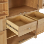 Cheshire Whitewash Oak Double Kitchen Larder Pantry Cupboard
