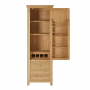 Cheshire Whitewash Oak Single Kitchen Larder Pantry Cupboard