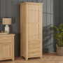 Cheshire Whitewash Oak Single Kitchen Larder Pantry Cupboard