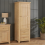 Cheshire Whitewash Oak Single Kitchen Larder Pantry Cupboard