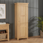 Cheshire Whitewash Oak Single Hallway Coat & Shoe Cupboard