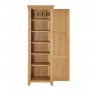 Cheshire Whitewash Oak Single Shaker Linen Storage Cupboard