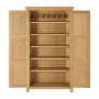 Cheshire Whitewash Oak Double Shaker Linen Storage Cupboard