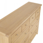 Cheshire Whitewash Oak Extra Large Jumbo 10 Drawer Chest