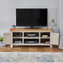 Cotswold Grey Painted Widescreen TV Unit – Up to 60” TV Size