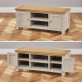 Cotswold Grey Painted Widescreen TV Unit – Up to 60” TV Size