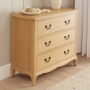 French Chateau Oak 3 Drawer Chest of Drawers
