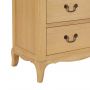 French Chateau Oak 3 Drawer Chest of Drawers