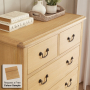 French Chateau Oak 2 over 3 Chest of Drawers