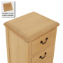 French Chateau Oak 5 Drawer Tallboy Chest of Drawers