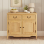 French Chateau Oak Medium 2 Door Sideboard with 2 Drawers