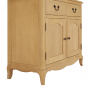 French Chateau Oak Medium 2 Door Sideboard with 2 Drawers
