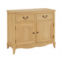 French Chateau Oak Medium 2 Door Sideboard with 2 Drawers