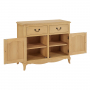 French Chateau Oak Medium 2 Door Sideboard with 2 Drawers