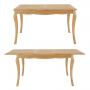French Chateau Oak Extending Dining Table – 140 to 190cm – Seats 6