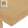 French Chateau Oak Extending Dining Table – 140 to 190cm – Seats 6