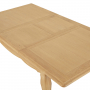 French Chateau Oak Extending Dining Table – 140 to 190cm – Seats 6