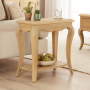 French Chateau Oak Sofa Side Table