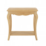French Chateau Oak Sofa Side Table