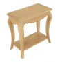 French Chateau Oak Sofa Side Table