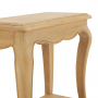 French Chateau Oak Sofa Side Table