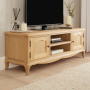 French Chateau Oak Large Widescreen TV Stand – Fits TVs up to 65”