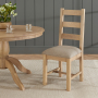 Whitewash Oak 1.2m Round Dining Table and 4 Dining Chair Set