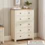 Marbury Cream Painted 2 over 4 Drawer Chest