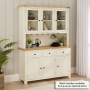 Marbury Cream Painted Large Glazed Dresser Sideboard