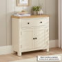 Marbury Cream Painted Compact Small Sideboard