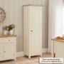 Marbury Cream Painted Single Shaker Kitchen Pantry Cupboard