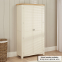 Marbury Cream Painted Double Shaker Linen Cupboard