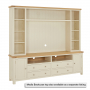Marbury Cream Painted XXL Widescreen TV Unit Stand – Up to 100” TV Size 