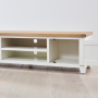 Cheshire White Painted Large Widescreen TV Unit - Up to 80" TV Size