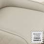 Savoy Light Grey Faux Leather Dining Chair with Black Legs