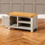 Downton Grey Painted Small TV Unit - Up to 45" TV Size